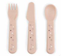 Foodie cutlery set - Happy dots - Podwer