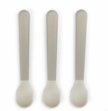 Foodie easy-grip baby spoon 3-pack - sand