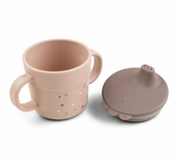 Foodie spout cup - happy dots - powder