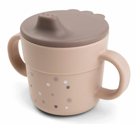 Foodie spout cup - happy dots - powder