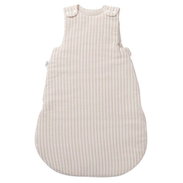 Gigoteuse réversible - Softs stripes galet (ouatinée)