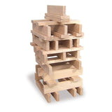 Jeu de construction en bois - 100 planchettes - batibloc