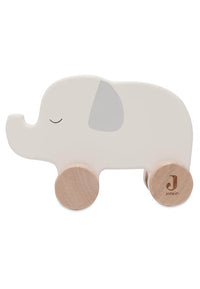 Jouet en bois à roulettes - Jungle Jambo - Elephant