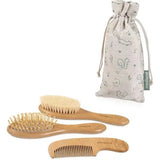 Kit brosse et peigne en bois