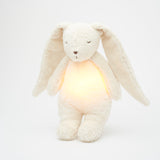 VEILLEUSE MOONIE ORGANIQUE LAPIN- BLANC POLAIRE