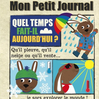 Mon petit journal - Divers thèmes tissu crépitant