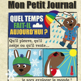 Mon petit journal - Divers thèmes tissu crépitant