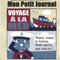 Mon petit journal - Divers thèmes tissu crépitant