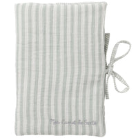 Protège carnet de santé - Softs stripes vert de gris