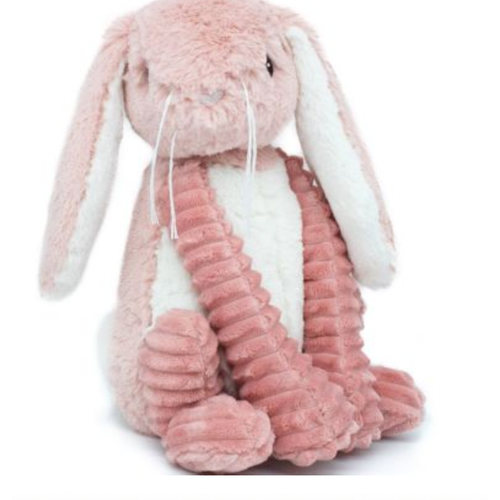 Peluche lapin en velours pour enfant