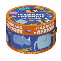 Round boxes -les animaux d'Afrique