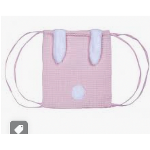 Sac lapin gaze de coton - Blush