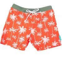 Short de bain orange Indiana