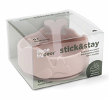 Silicone Stick&Stay bowl & baby spoon - Wally - Podwer