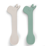 Silicone spoon 2-pack - lalee - green