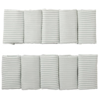Tour de lit modulable- Soft stripes vert de gris