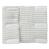 Tour de lit modulable- Soft stripes vert de gris
