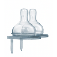 Tétines Silicone Pura - Débit rapide : Lot de 2