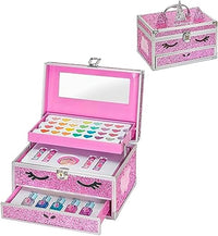 Valisette 3 étages avec maquillage Licorne
