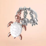 Porte clé "Tortue et ses petits"