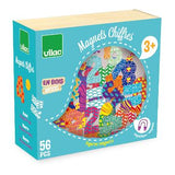 Coffret de magnets en bois, 56 chiffres