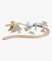 Set d'extension Train en bois Dinosaures